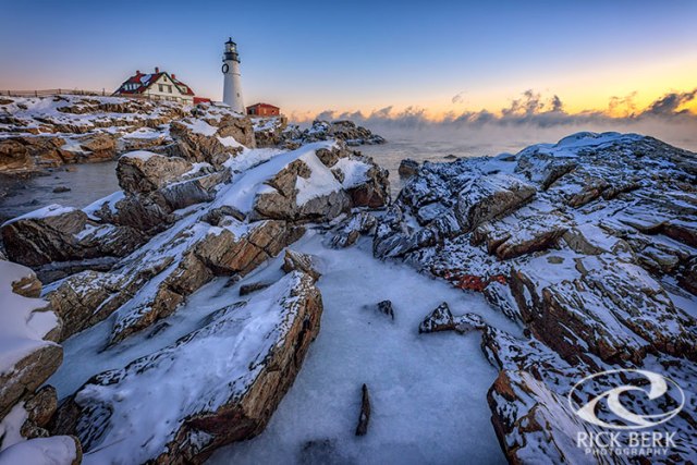 New Years Morning at Portland Head Lighthouse