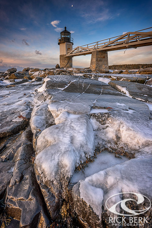 Winter Freeze At Marshall Point